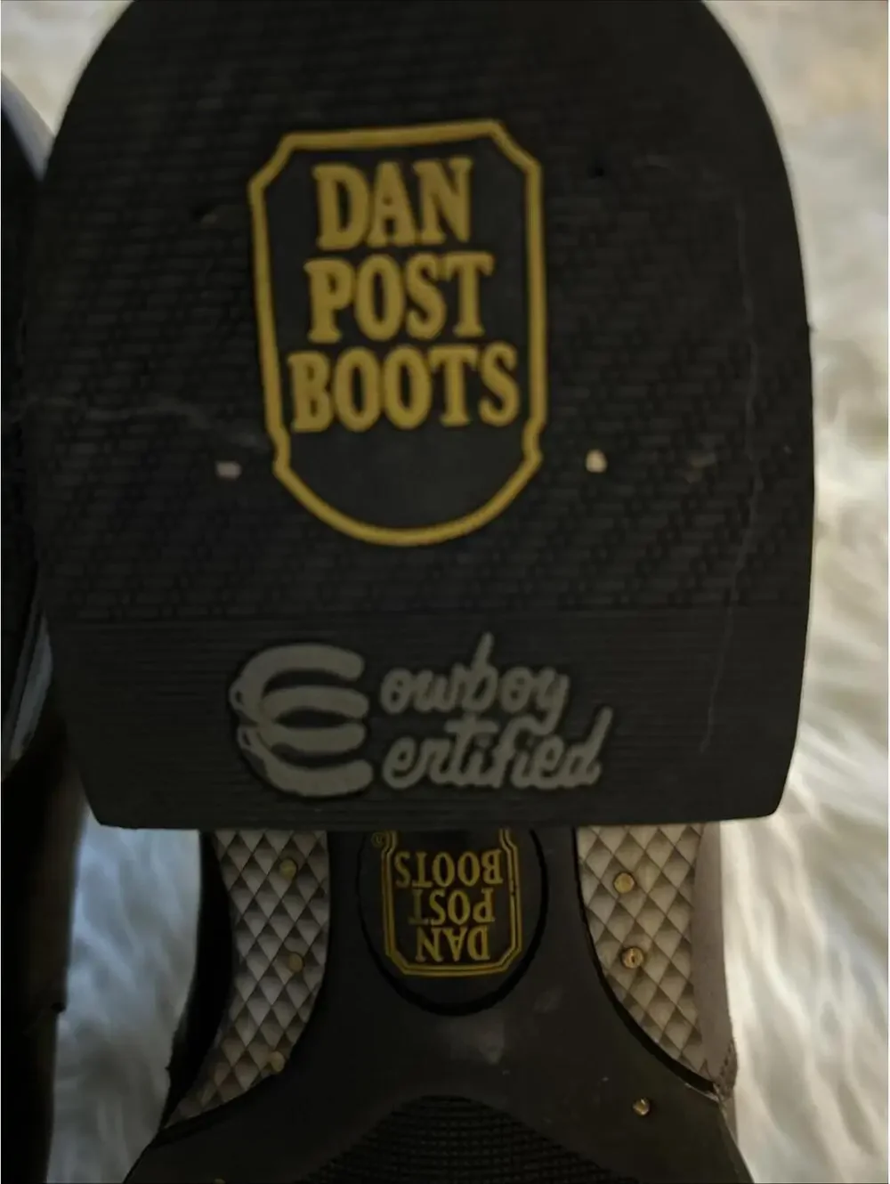 DAN POST FRANKLIN 11" WESTERN GENIUNE LEATHER MEN'S BOOTS 9.5D Cowboy square toe - Picture 11 of 15